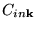 $ C_{in{\bf k}}$