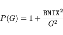 \begin{displaymath}
P(G) = 1 + \frac{ {\tt BMIX^2}}{G^2}
\end{displaymath}