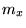 $\displaystyle m_x$