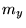 $\displaystyle m_y$