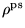 $\rho^{\rm ps}$