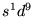$s^1d^9$