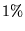 $1 \%$