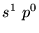 $s^1~p^0$