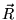 ${\vec R}$