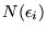 $N(\epsilon_i)$